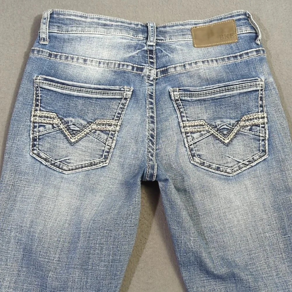 BKE Jeans Men's 29x32 Fits 28x30 Blue Alec Straight Leg Denim